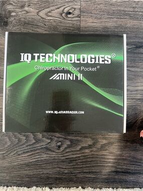 IQ Technologies Mini II Portable Massager - Black & Green Box